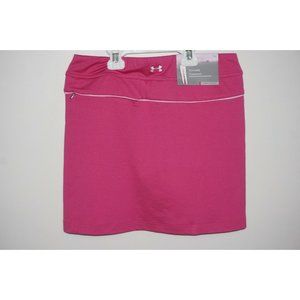 Under Armour Skort Small Pink New with tags Tennis Skirt Shorts Loose Heatgear